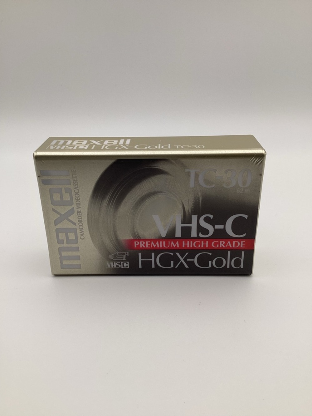 Maxwell VHS-C HGX-Gold TC-30 Premium High Grade Videocassette
